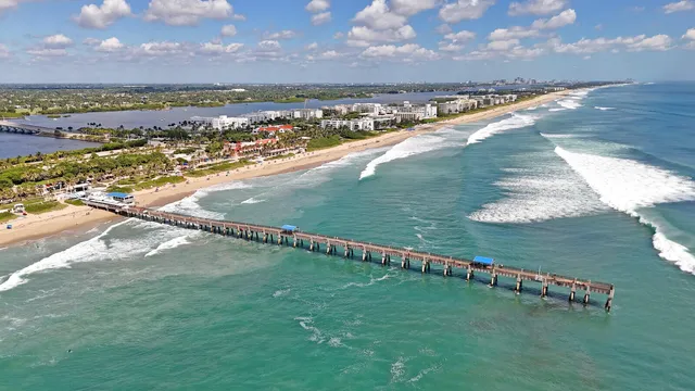 a view of a city with tall buildings