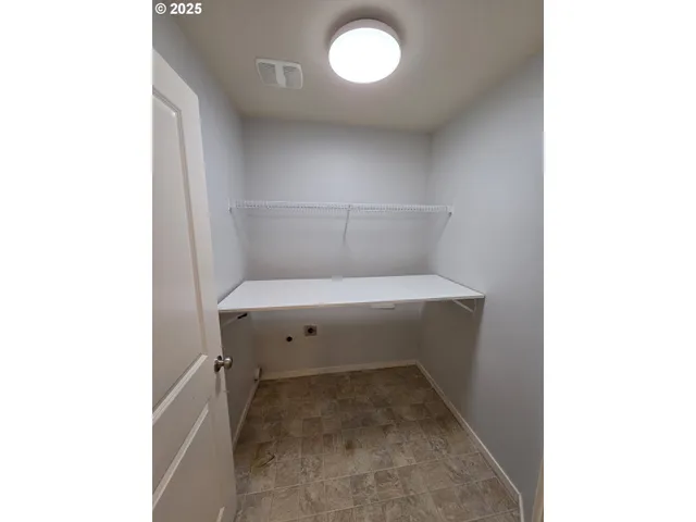 a view of backyard with green space