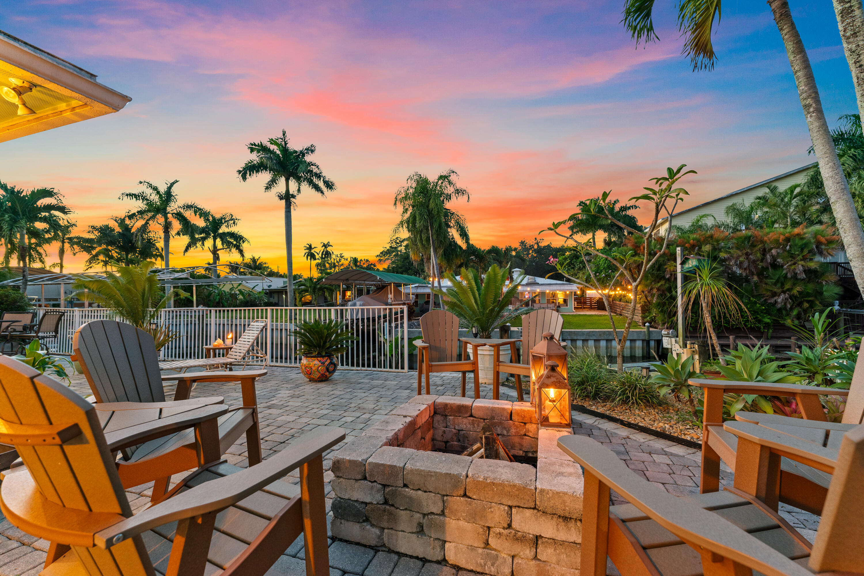 581 Southwest Timber Trail Stuart, FL 34997 - Photo 16 of 45 a terrace with outdoor seating and city view
