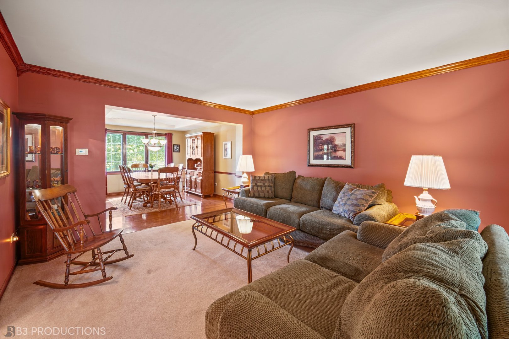 27325 South Kuersten Road Monee, IL 60449 - Photo 11 of 30 a living room with furniture a lamp and a large window