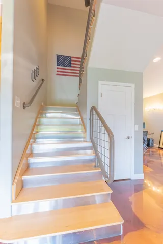 a bed room with furniture and a window