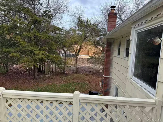 a view of a porch with a yard