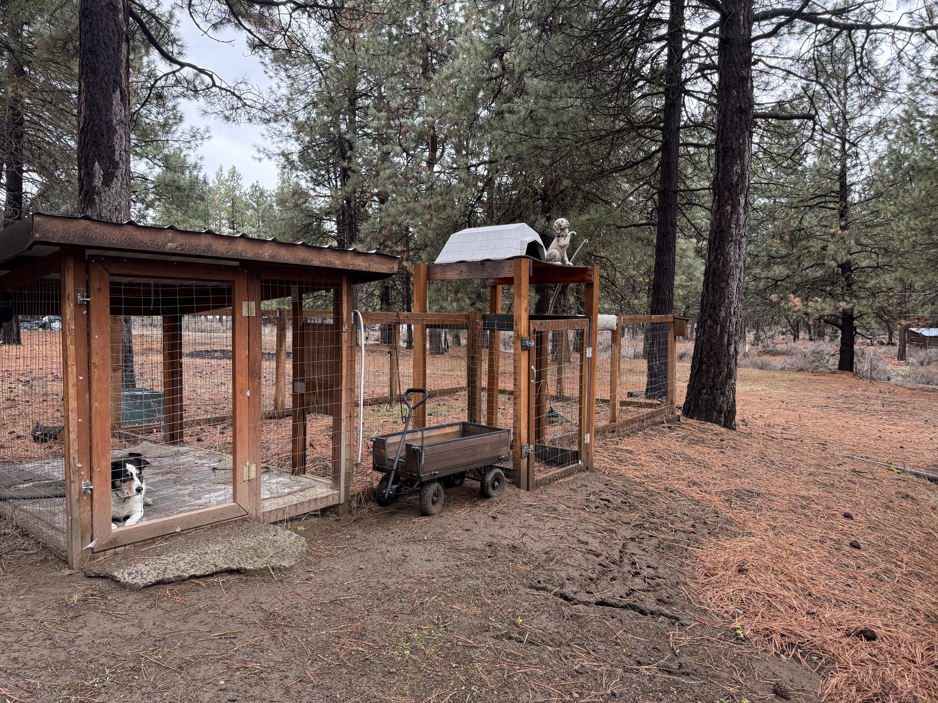 38965 Chiloquin Ridge Road Chiloquin, OR 97624 - Photo 14 of 59 a view of a patio with a table and chairs next to a yard