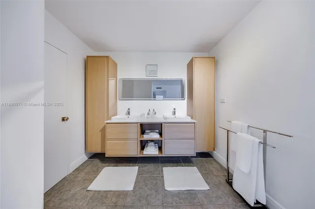 a view of balcony with furniture