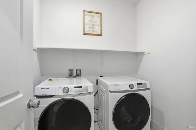 a house view with a garden space