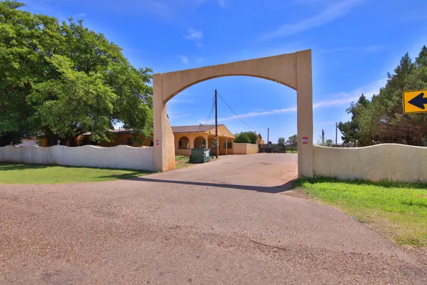 a view of a house with a patio