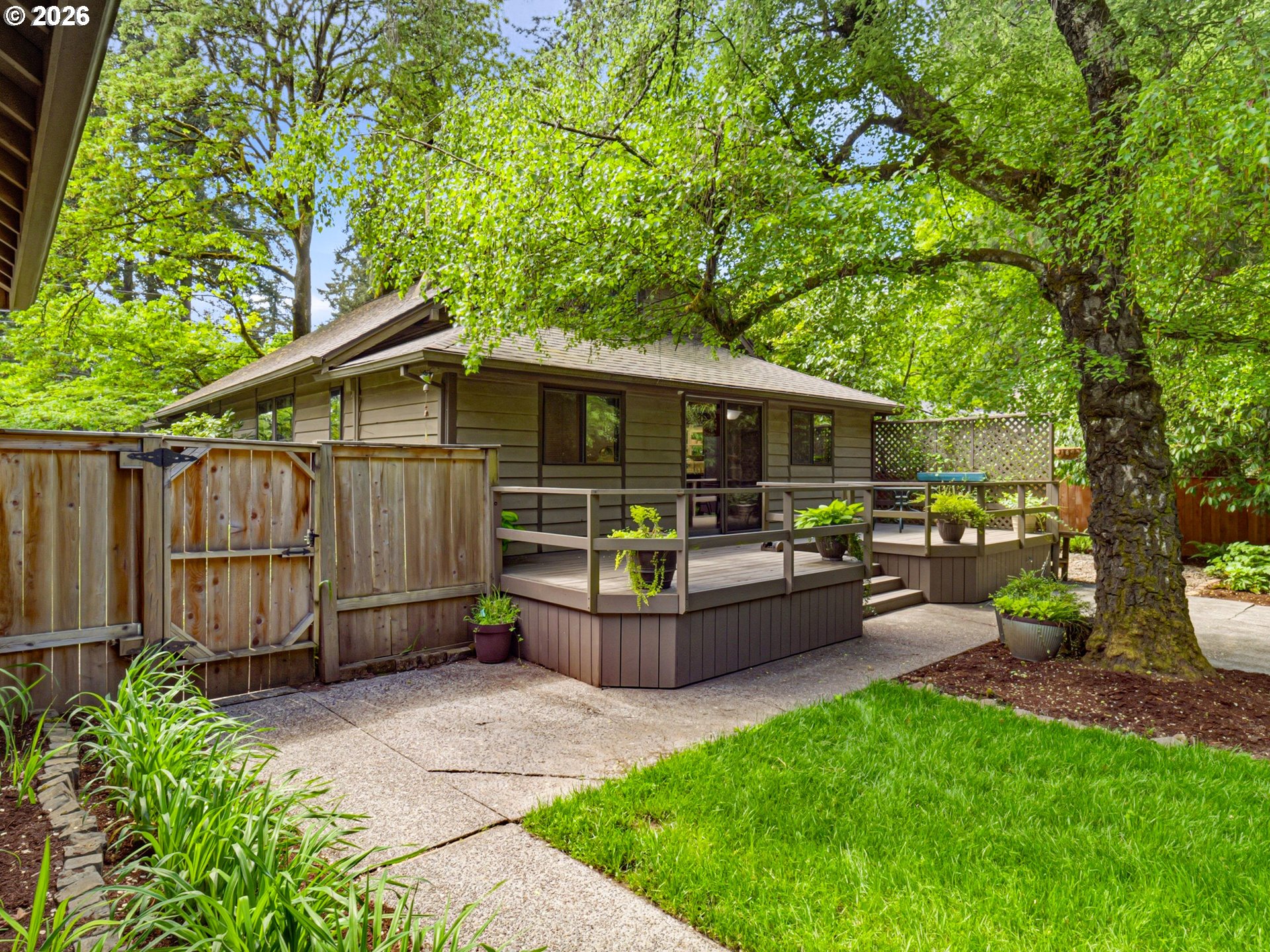 5755 Southwest Childs Road Lake Oswego, OR 97035 - Photo 33 of 48 Backyard