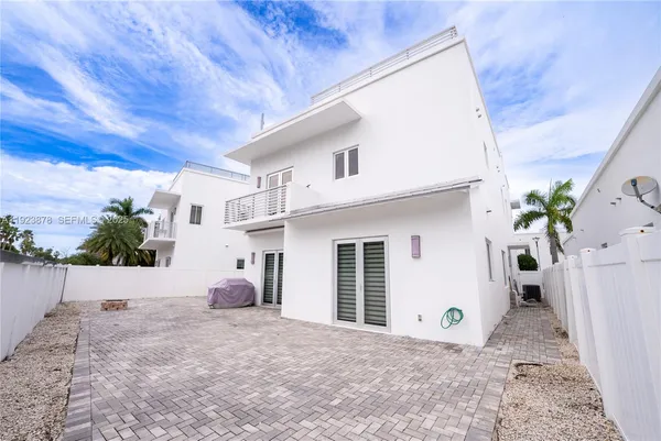 a backyard of a house