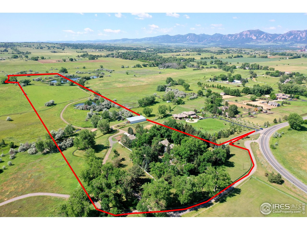 8522 Valmont Road Boulder, CO 80301 - Photo 46 of 49 an aerial view of a city