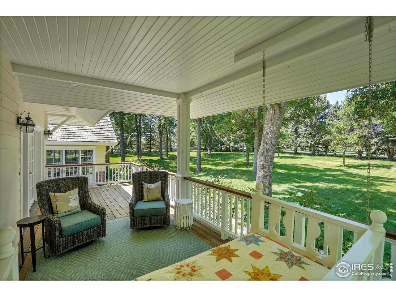 8522 Valmont Road Boulder, CO 80301 - Photo 10 of 49 a balcony with furniture and garden view