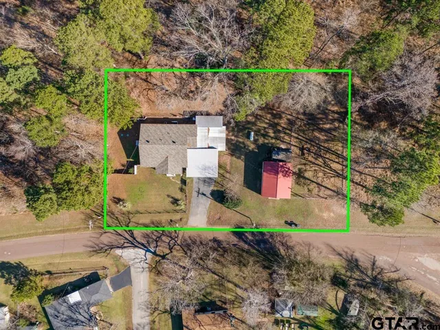 a view of a lake with beach