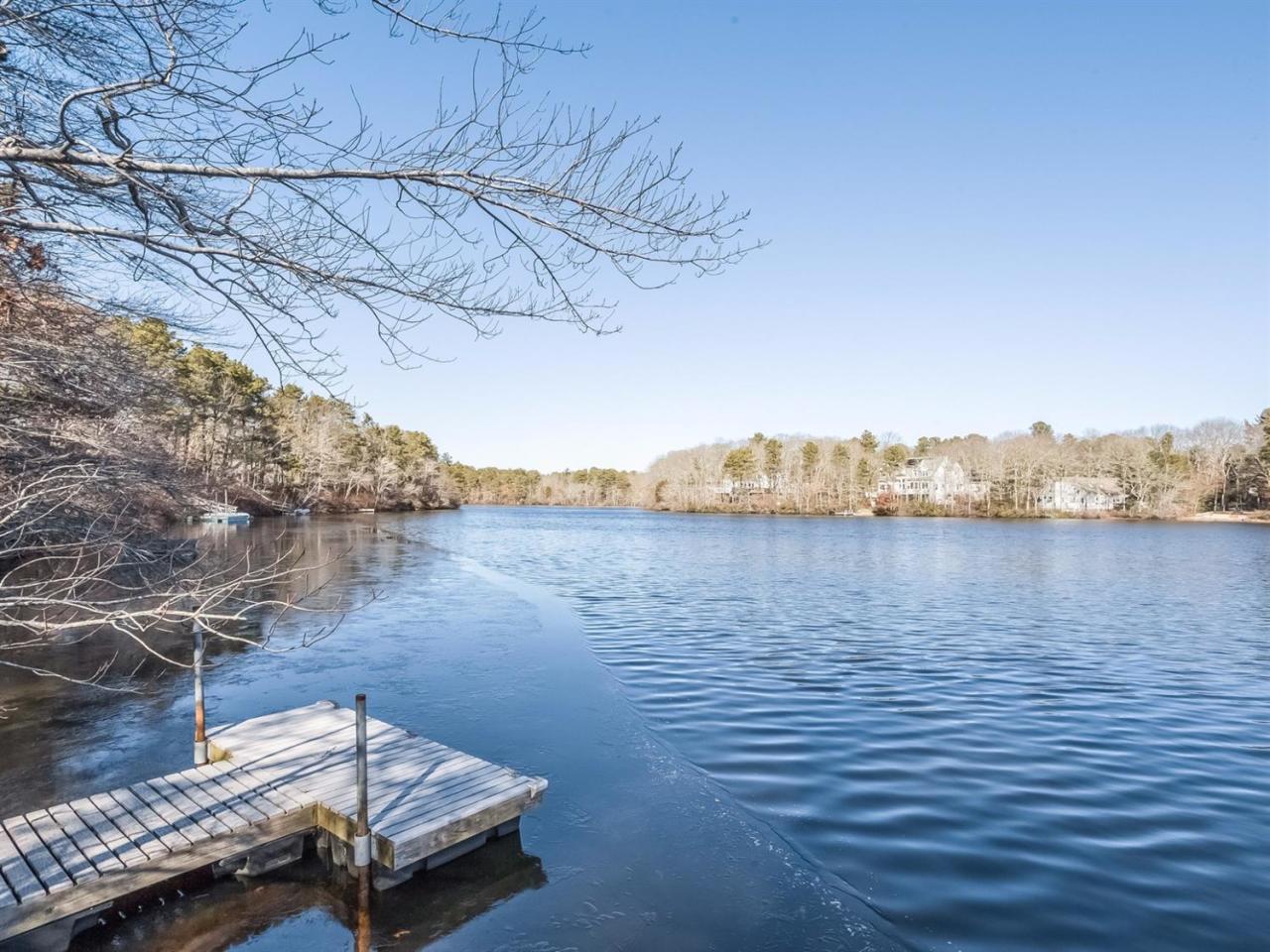 108 Fells Pond Road Mashpee, MA 02649 - Photo 31 of 35 a view of a lake with a mountain