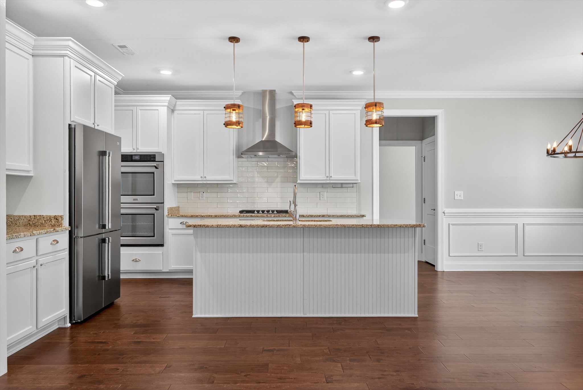 7401 Swindon Boulevard Fairview, TN 37062 - Photo 16 of 57 a kitchen with stainless steel appliances granite countertop a refrigerator a sink and a stove