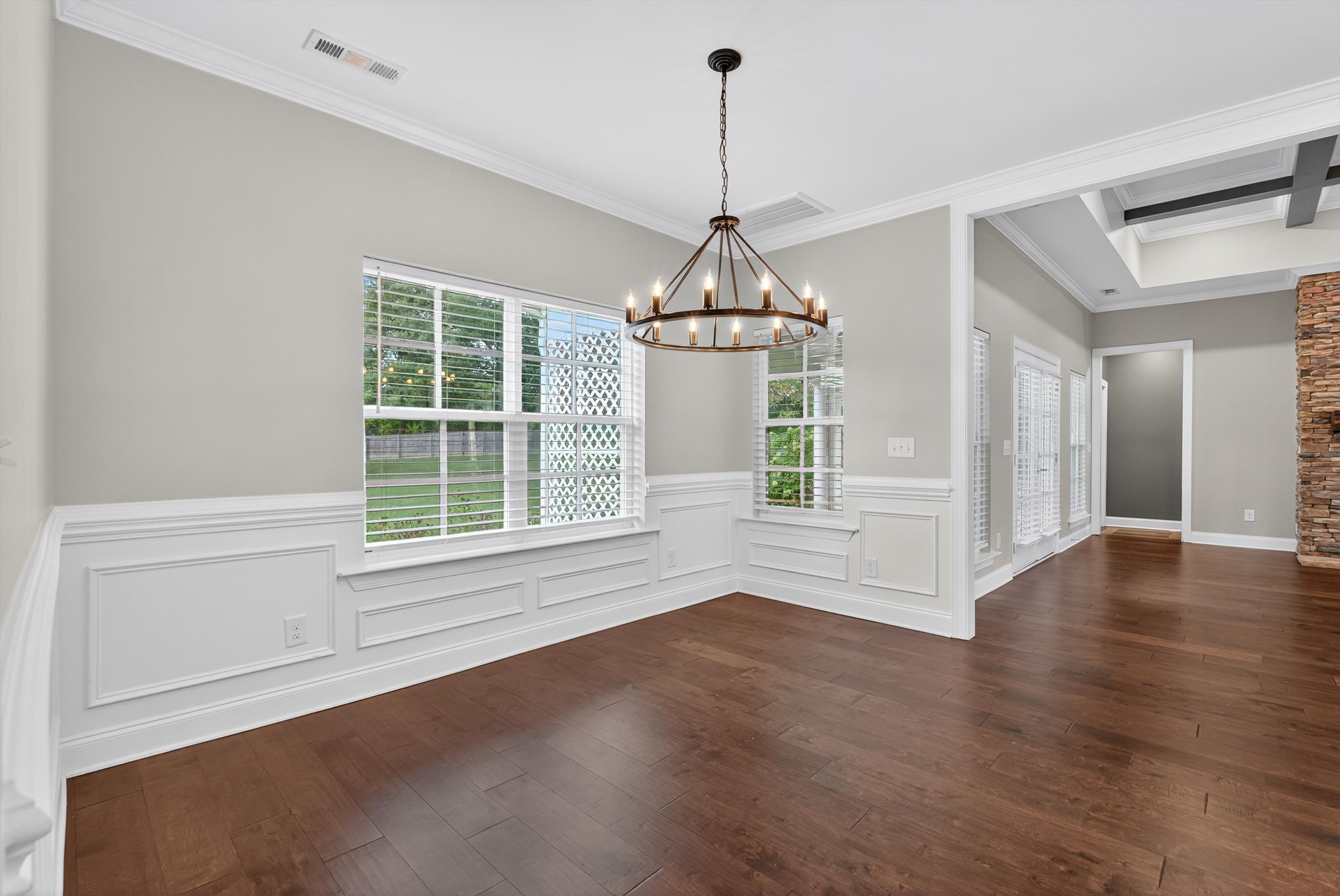 7401 Swindon Boulevard Fairview, TN 37062 - Photo 24 of 57 a view of empty room with wooden floor and windows
