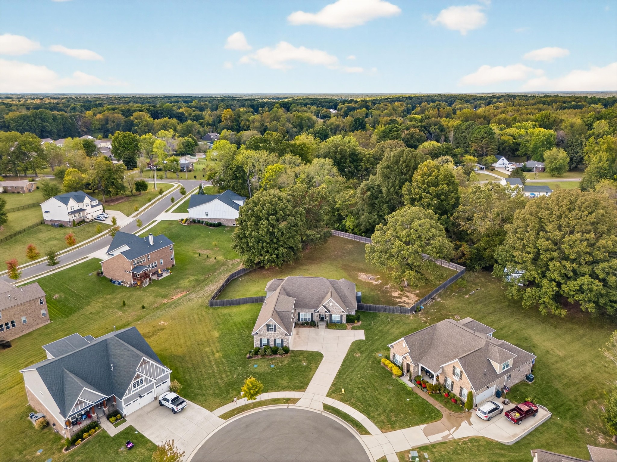7401 Swindon Boulevard Fairview, TN 37062 - Photo 54 of 57 an aerial view of residential houses with outdoor space
