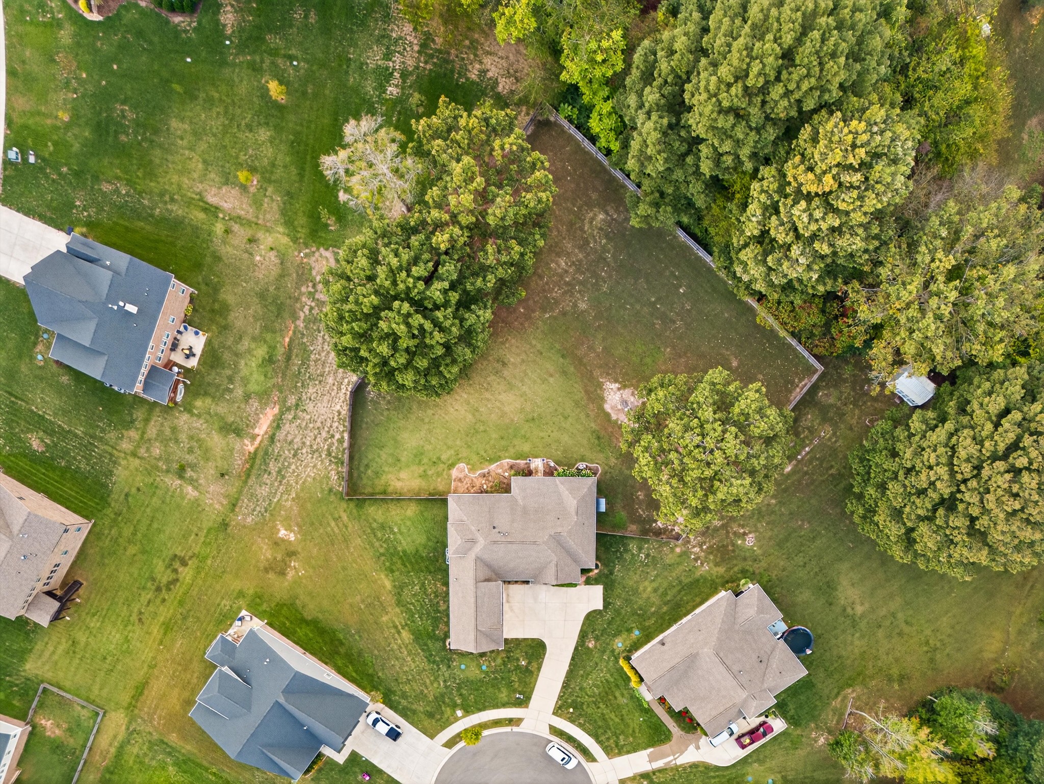 7401 Swindon Boulevard Fairview, TN 37062 - Photo 55 of 57 an aerial view of a house with a yard swimming pool and outdoor seating