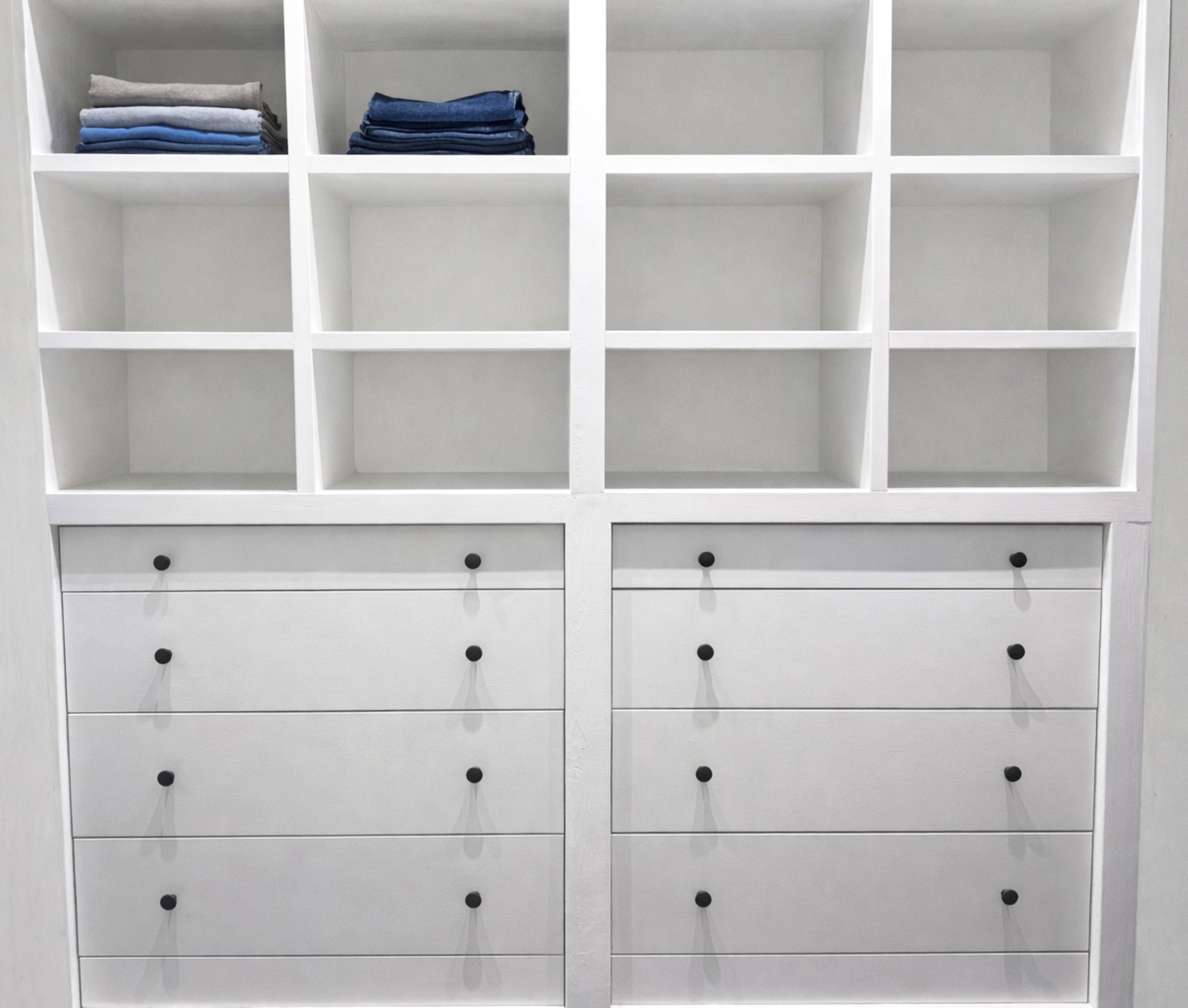 16910 Country Bridge Road Houston, TX 77095 - Photo 16 of 25 Beautifully upgraded walk-in closet with custom shelving, cubbies, and a full built-in drawer system for organized storage