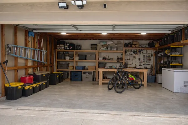 a view of storage and utility room