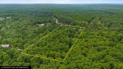 a view of a lush green field