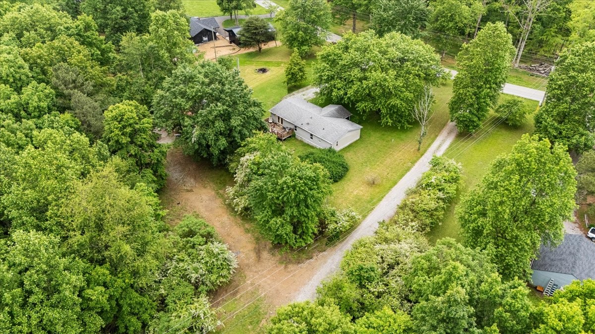 5610 Hargrove Road Franklin, TN 37064 - Photo 4 of 29 an aerial view of residential house with outdoor space and trees all around