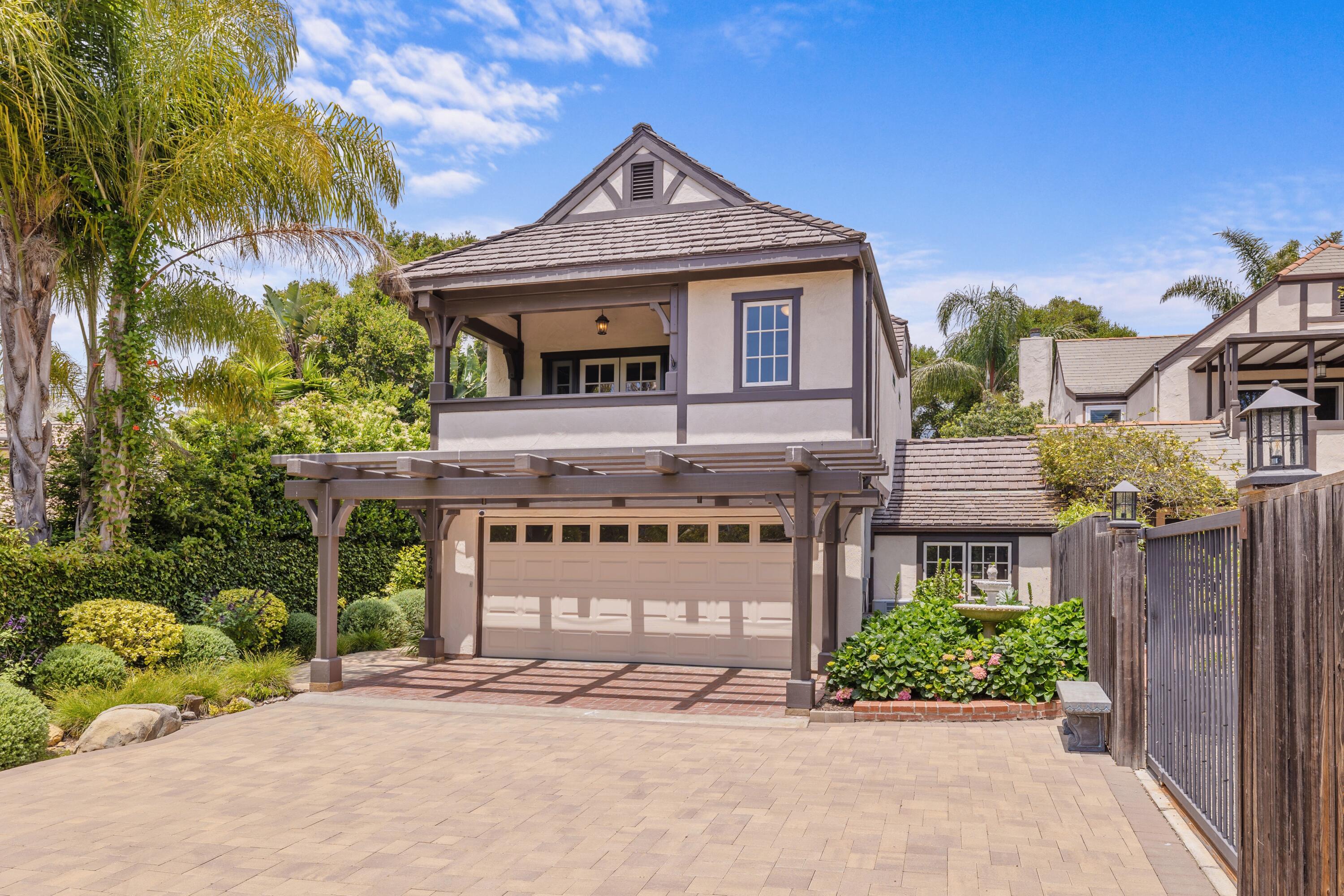 1284 Spring Road Santa Barbara, CA 93108 - Photo 2 of 33 a front view of a house with a garden