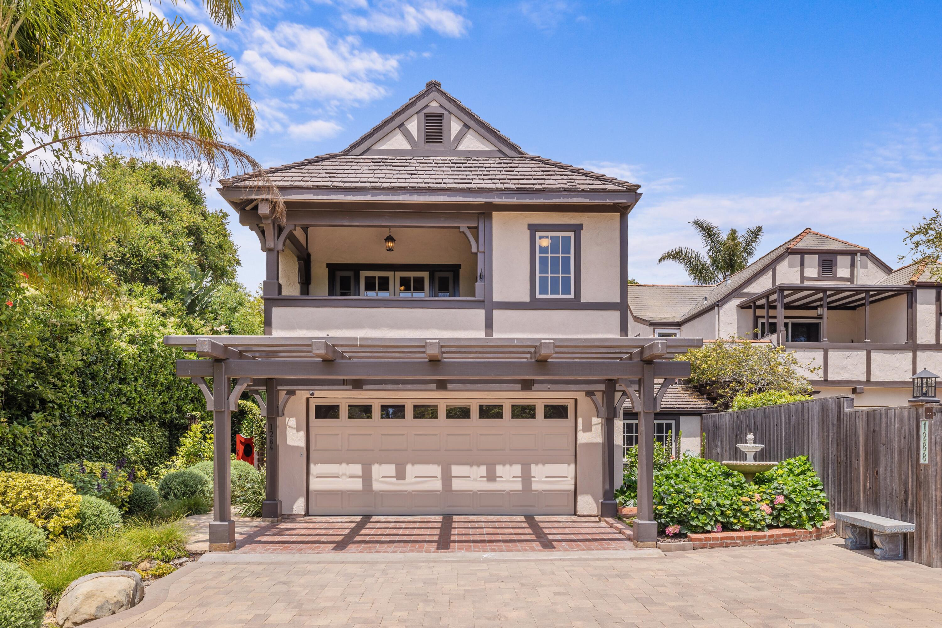 1284 Spring Road Santa Barbara, CA 93108 - Photo 23 of 33 a front view of a house with a garden