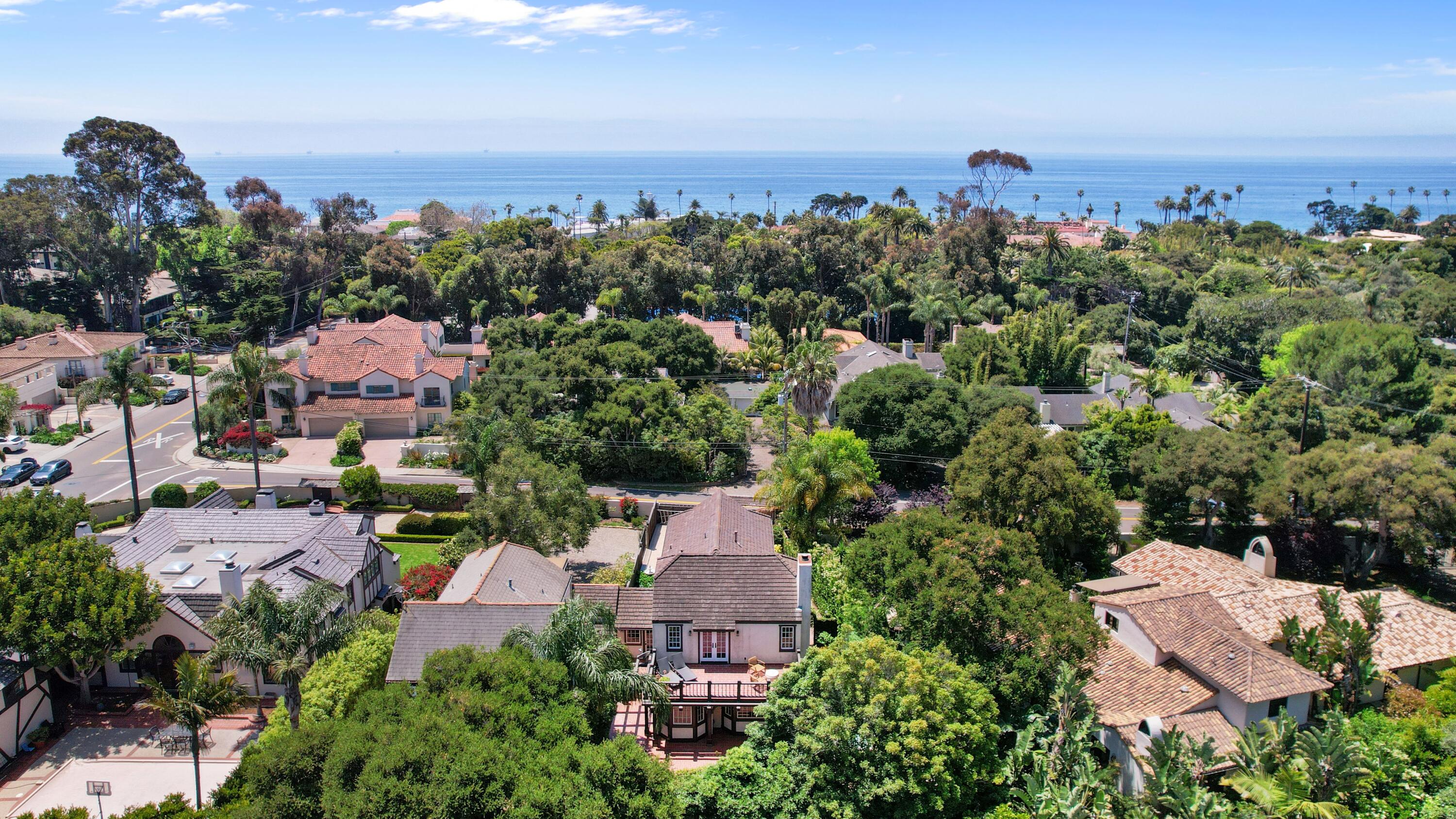 1284 Spring Road Santa Barbara, CA 93108 - Photo 24 of 33 an aerial view of a houses with a yard