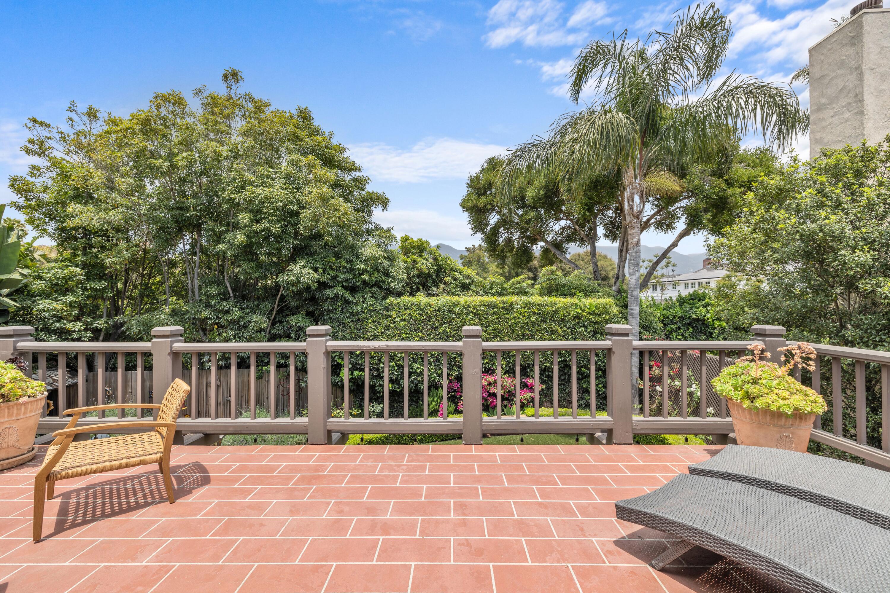 1284 Spring Road Santa Barbara, CA 93108 - Photo 10 of 33 a view of balcony with two chairs and a potted plant