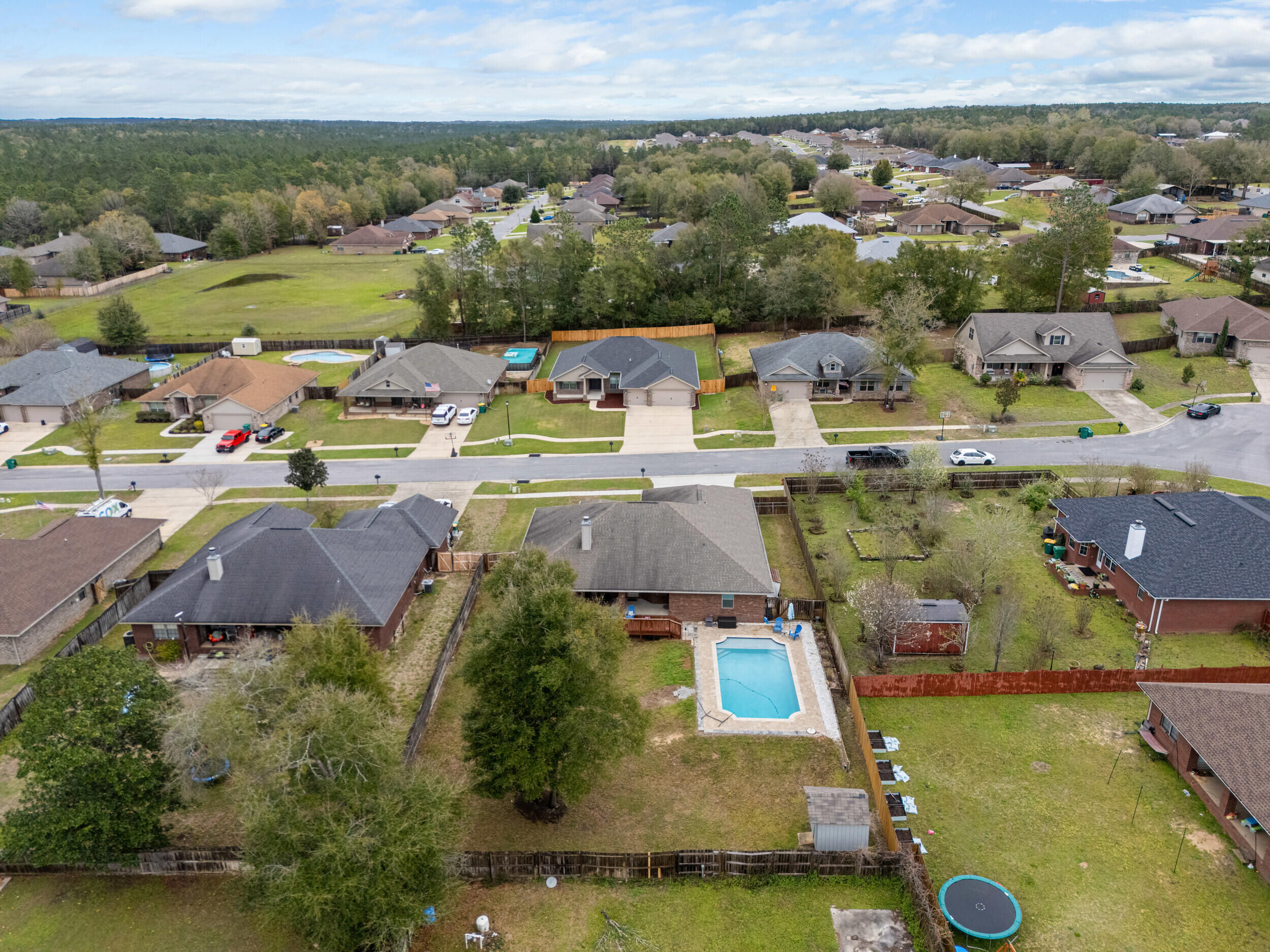 2345 Genevieve Way Crestview, FL 32536 - Photo 40 of 41 an aerial view of a house with a yard