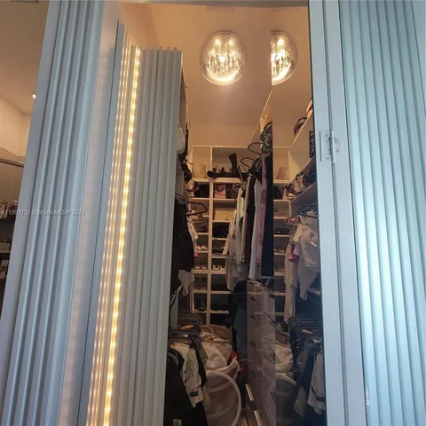a view of walk in closet