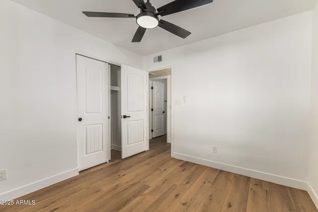 wooden floor in an empty room