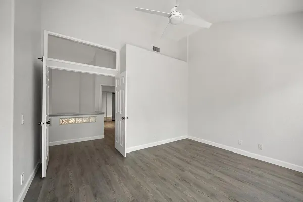 wooden floor in an empty room