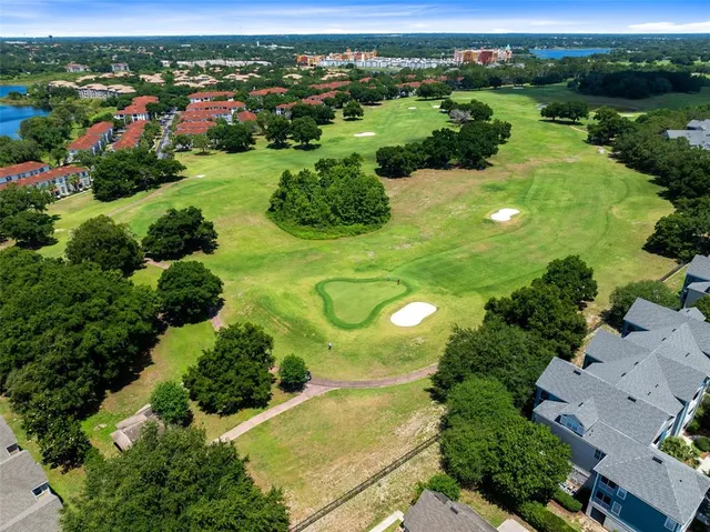 an aerial view of a city with lots of residential buildings
