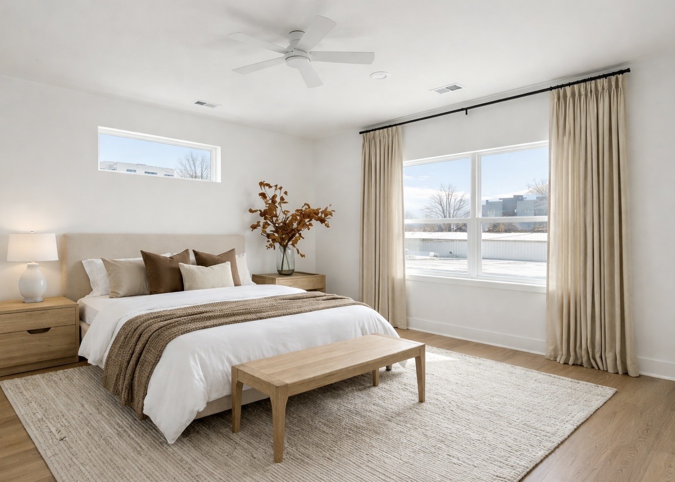 604 Inverness Avenue, Unit A Nashville, TN 37204 - Photo 7 of 18 a bedroom with a large bed and a window