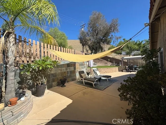 a view of outdoor space and patio