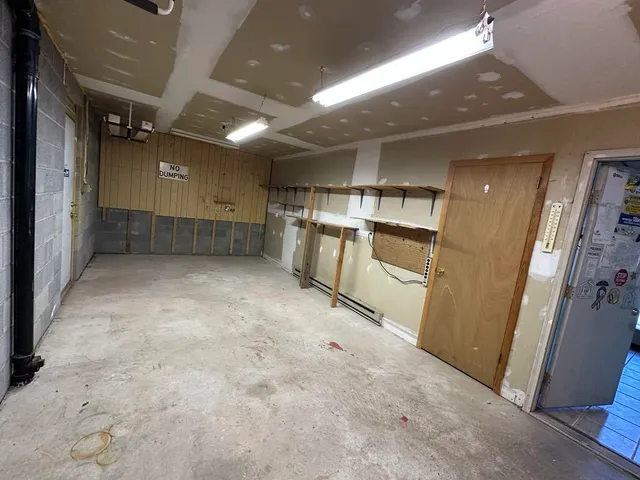 a view of street along with trees