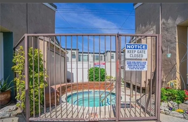 a view of balcony with furniture