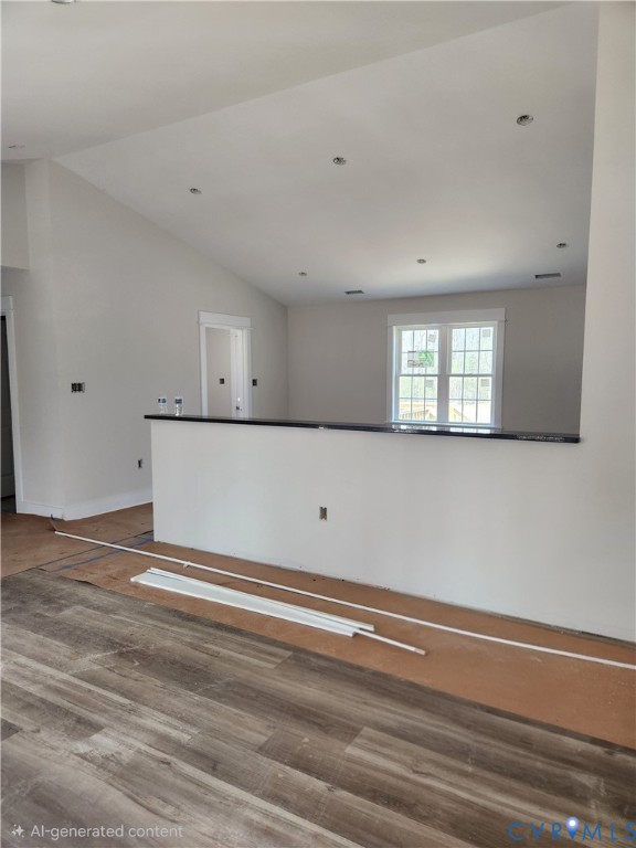 5081 Nomini Hall Road Hague, VA 22469 - Photo 7 of 21 a view of empty room with window and wooden floor