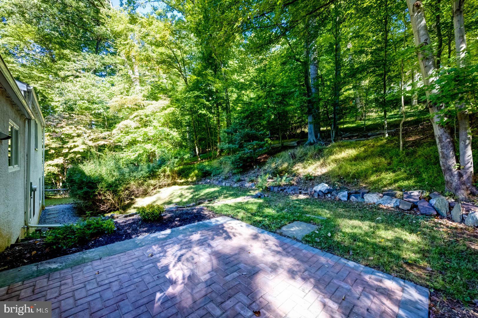 5 Walnut Lane Berwyn, PA 19312 - Photo 28 of 30 a backyard of a house with lots of green space
