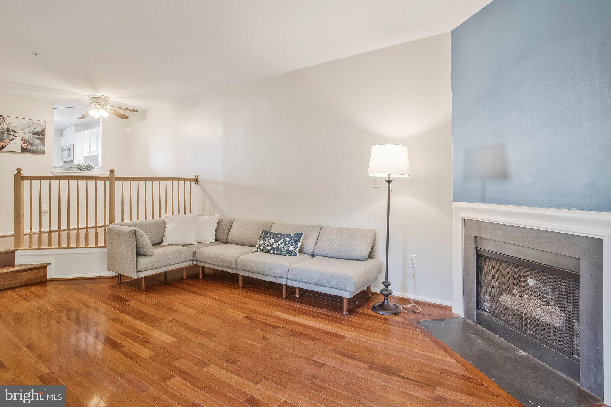 Beautiful hardwood on main level.