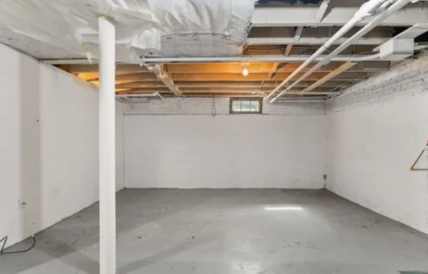 a view of storage and utility room