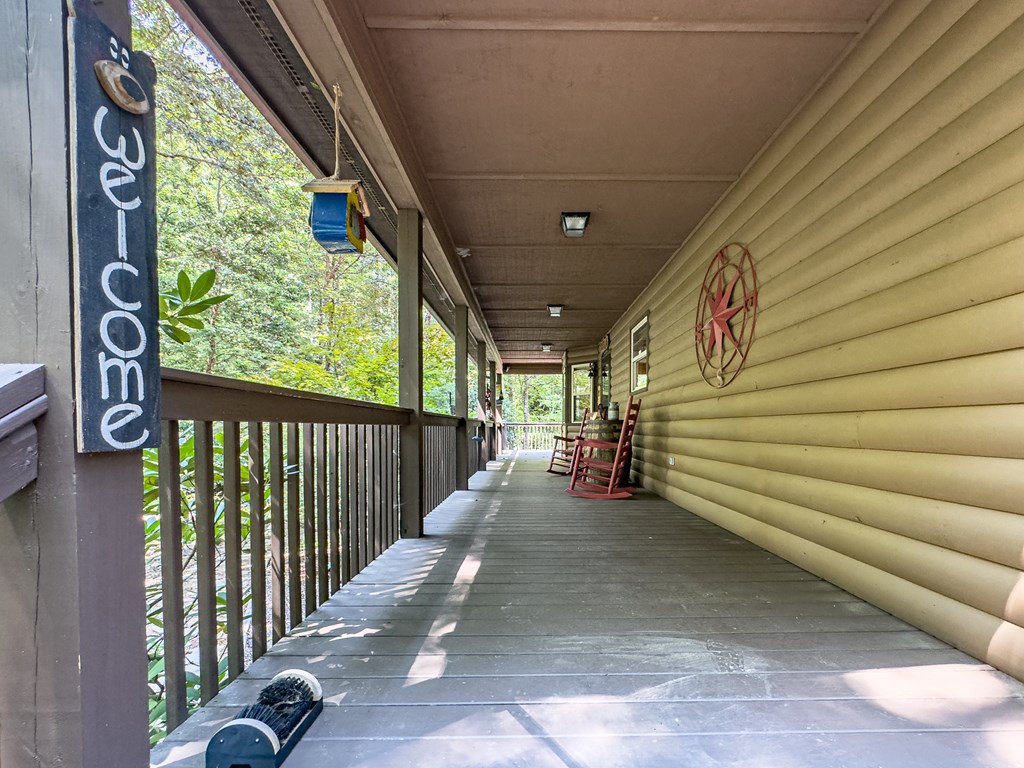 277 Virginia Lane Murphy, NC 28906 - Photo 26 of 62 a view of a porch with furniture