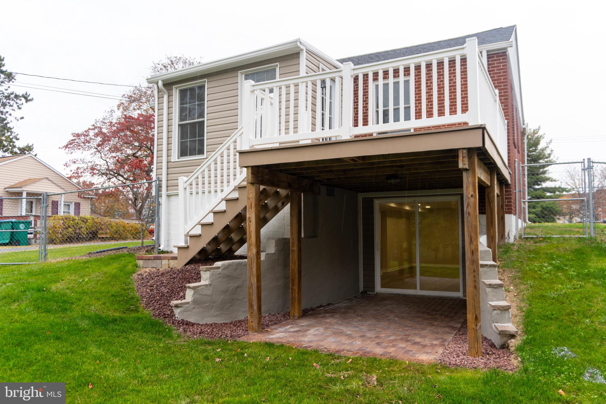 409 Rutherford Road Harrisburg, PA 17109 - Photo 39 of 47 Deck with stone patio under