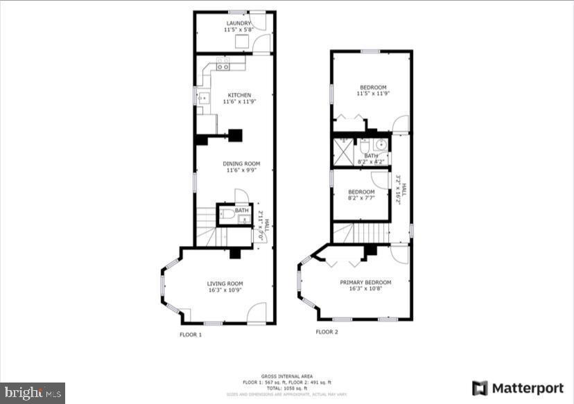 203 Sollers Point Road Dundalk, MD 21222 - Photo 16 of 16 Charming two-story floor plan layout.