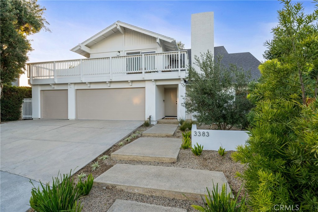 3383 Marigold Circle Costa Mesa, CA 92626 - Photo 43 of 43 an aerial view of a house with a yard and large trees