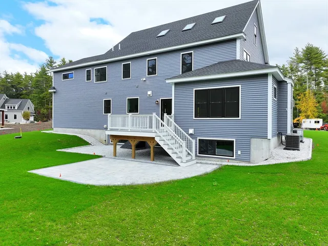 a view of a backyard with a garden