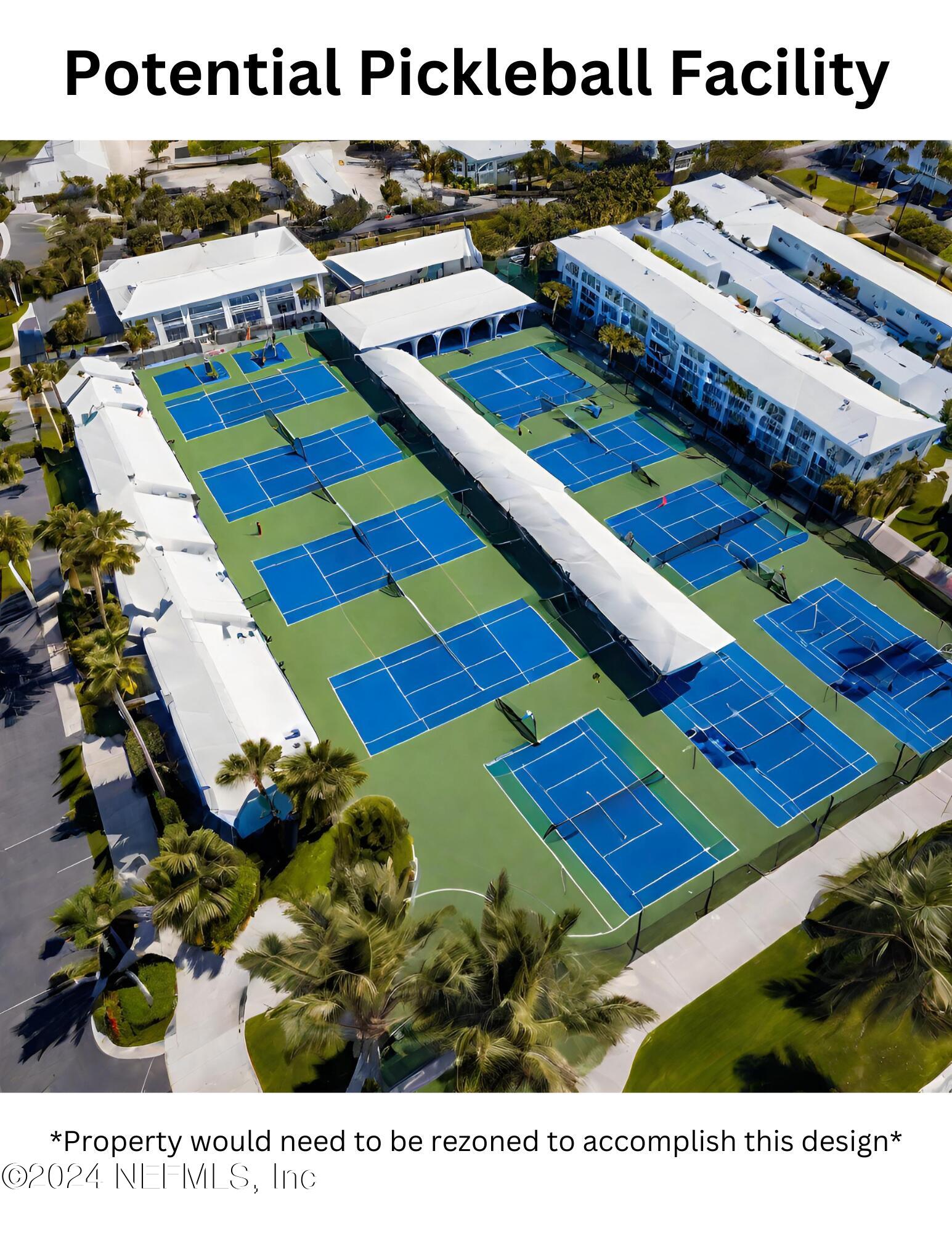 1901 4 Mile Road St. Augustine, FL 32084 - Photo 2 of 12 a picture of a tennis ground with lots of trees