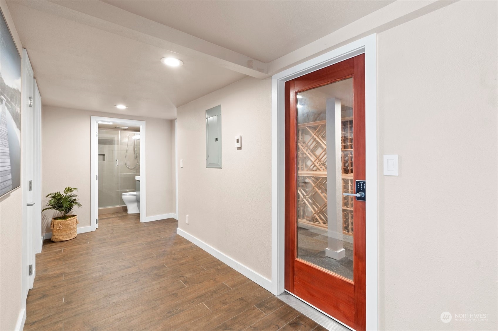 820 North 60th Street Seattle, WA 98103 - Photo 18 of 30 a view of an entryway with wooden floor