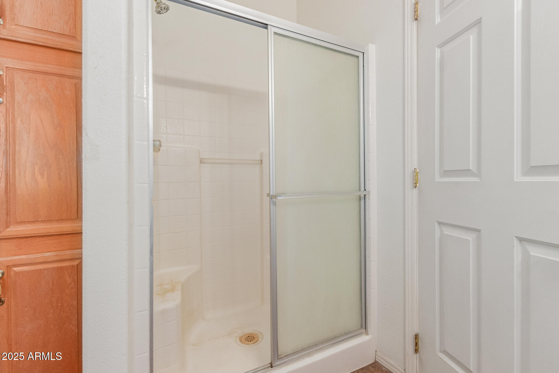 3130 West Lazy G Ranch Road New River, AZ 85087 - Photo 23 of 35 a bathroom with a glass shower door