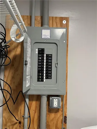 a view of a door of the house